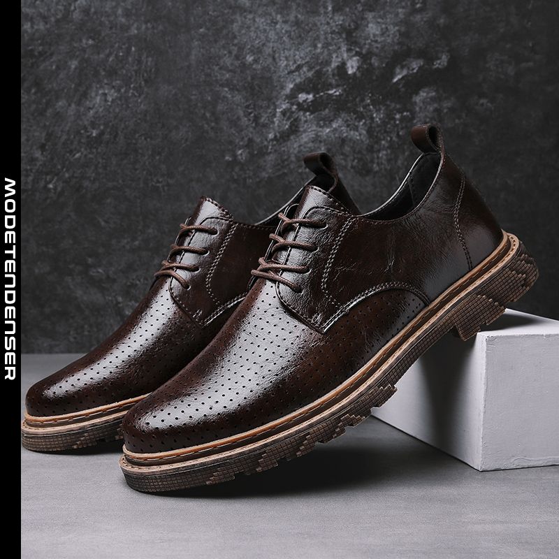 derby-sko til mænd business sko blødt læder åndbar personlighed