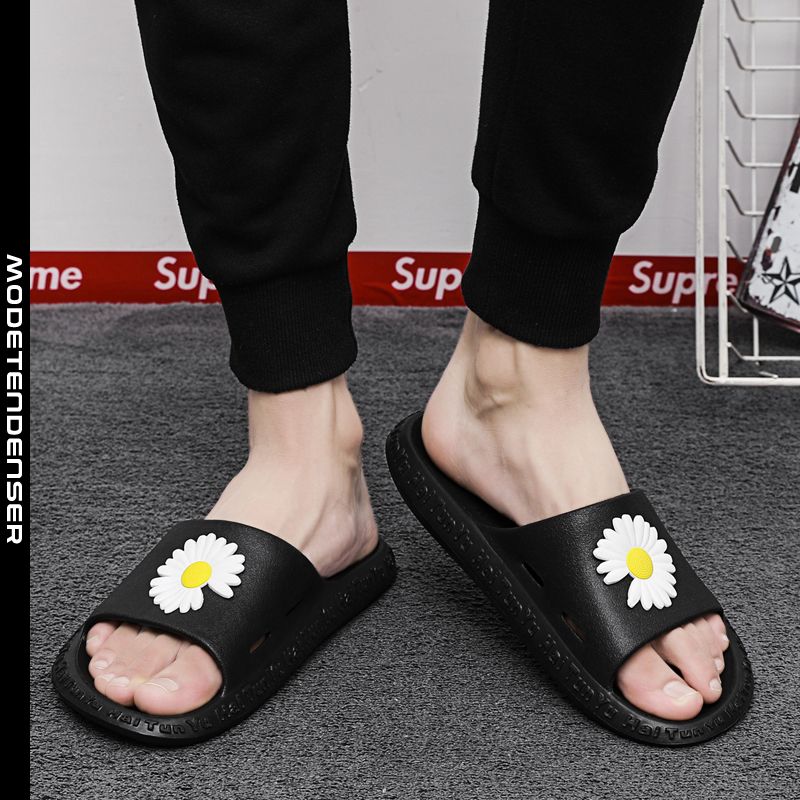 fashionable mænds sommer afslappet sandaler sort