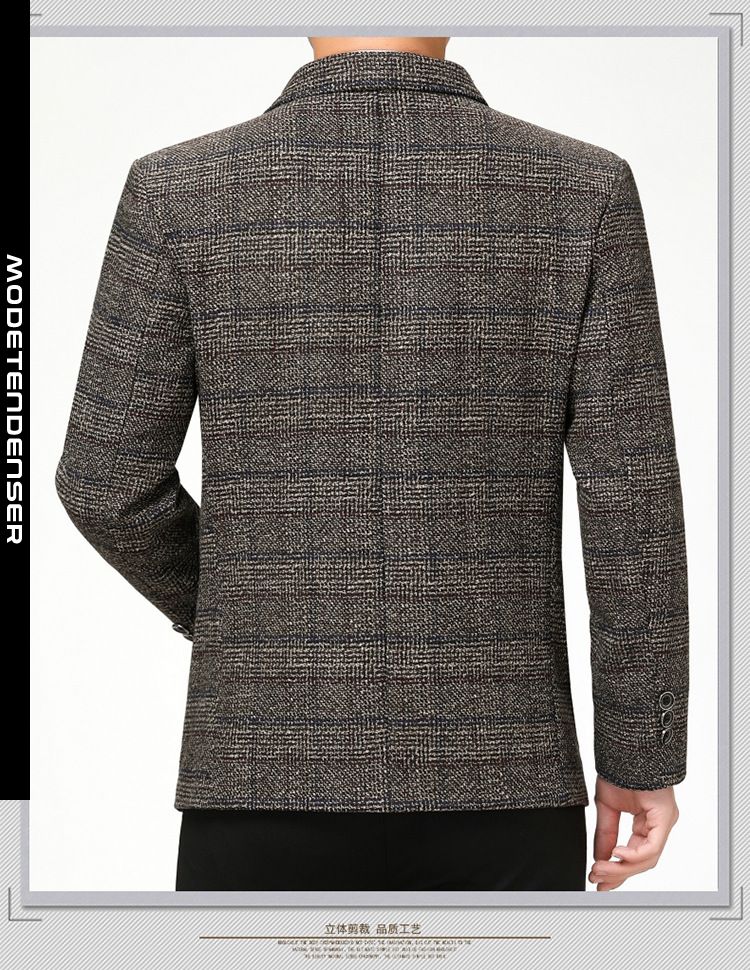 mænds jakkesæt plaid 4
