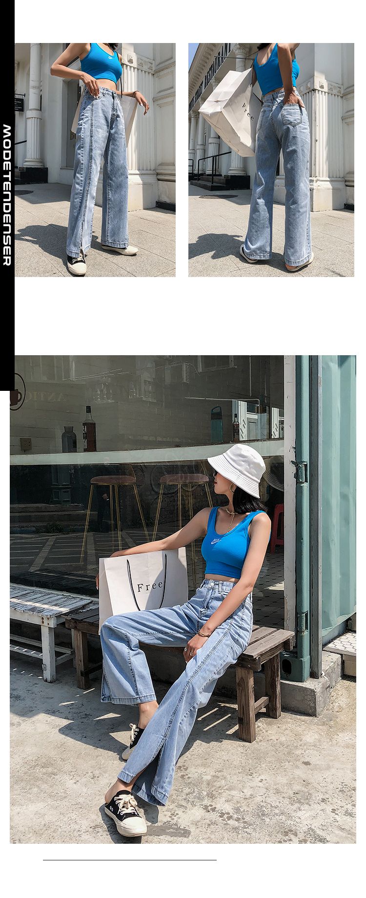 kvindelige jeans sommer 2