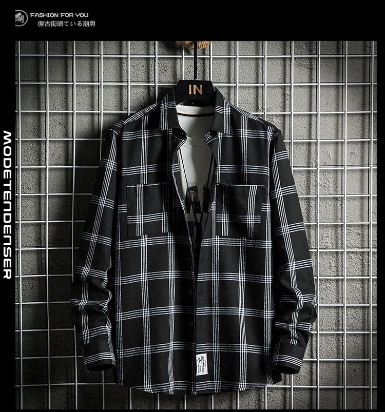 mænds skjorte plaid 1