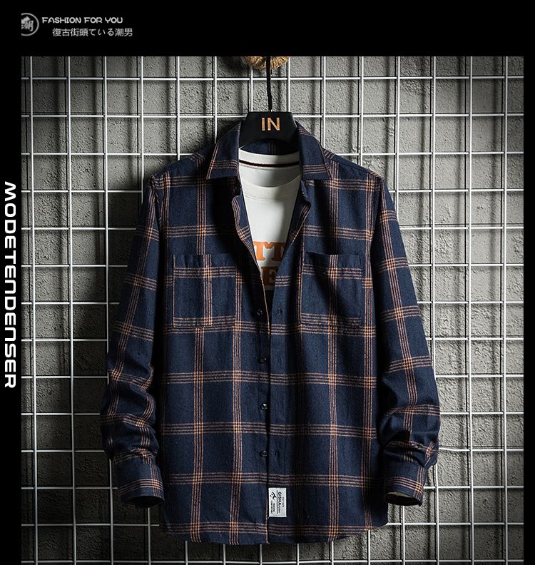 mænds skjorte plaid 4