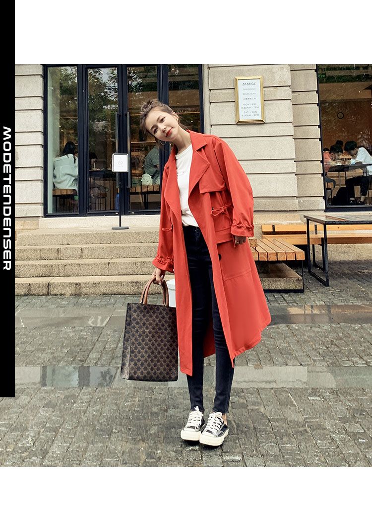 trenchcoat til kvinder er populært 1