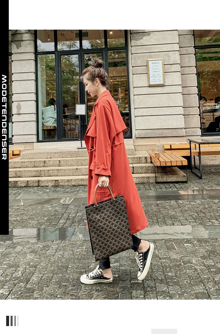 trenchcoat til kvinder er populært 2