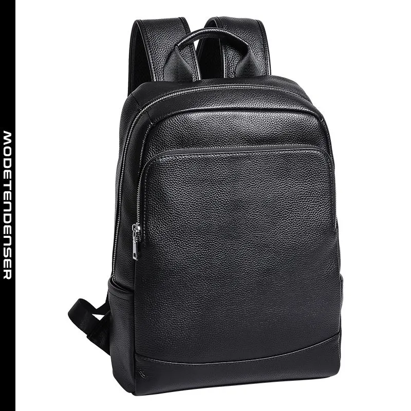 rygsæk til mænds afslappede rygsæk computer taske sort