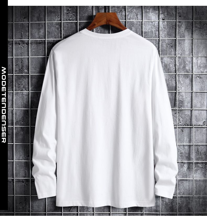 langærmet t-shirt til mænd 1